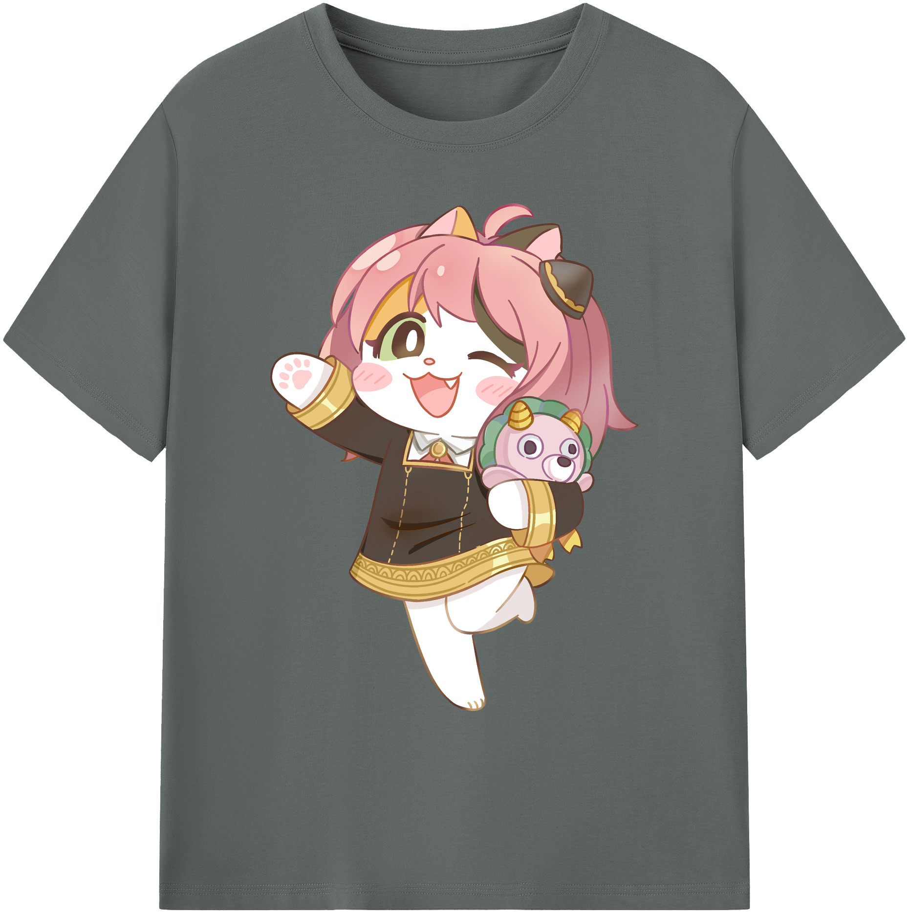 （画像用） SPY×FAMILY间谍家家酒 綿100％ メンズ半袖Tシャツ｜肌触りやわらか＆通気性